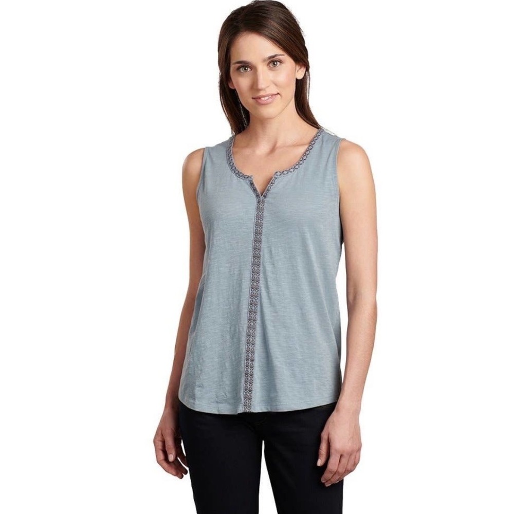 Kuhl Shay Organic Cotton Embroidered‎ Tank Top Small